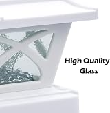 Siedinlar Solar Post Cap Lights 2 Pack 4x4 5x5 6x6 Weatherproof White view 6