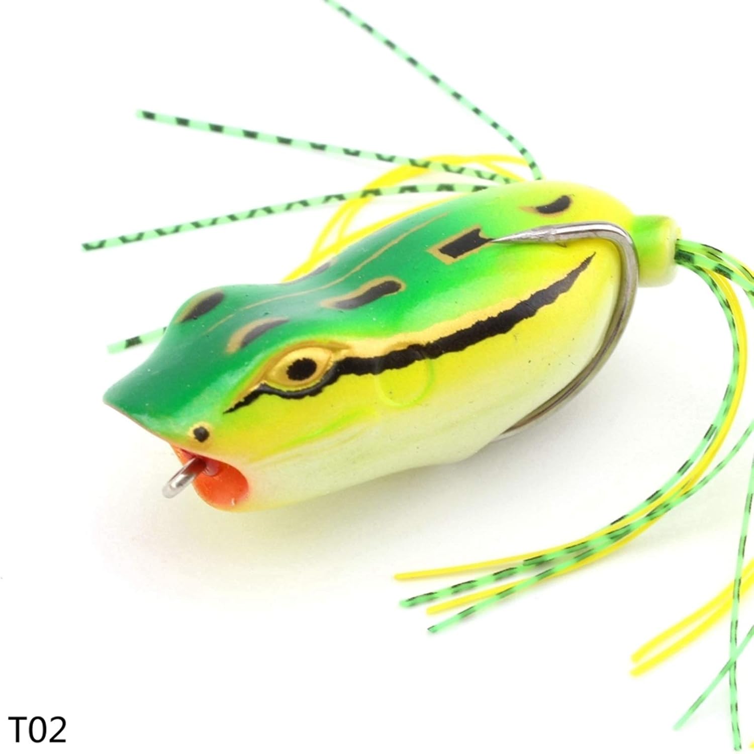 Amazon Co Jp Zhgong 5pcsポッパーカエル餌55mm 12gルアーソフトベイトプラスチック釣り餌tweeter Ray Frog釣り餌釣りタックル Zhgong Color Multi Colored ホーム キッチン