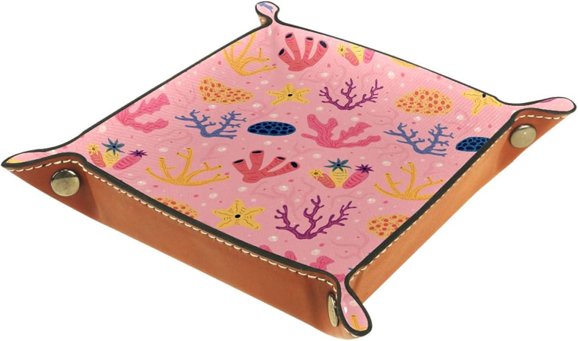 rodde Männer Frauen Schmuck Schlüsselfach,Ordentlich Tablett,Rosa