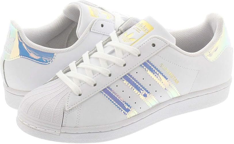 adidas white metallic