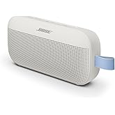 Bose SoundLink Flex Bluetooth Speaker (2nd Gen) - Portable Outdoor Speaker with Hi-Fi Audio, Waterproof and Dustproof, USB-C, Up to 12 Hours Battery Life, Fog Grey - Limited Edition Color