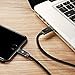 Aimus Phone Charger Cable 6FT Cotton Braided Data Cable Line USB Charger Cable Gaming Charging Cable Cord Compatible with iPhone X/8/8 Plus/7/7 Plus/6/6s/5/5S, iPad and iPod-Black