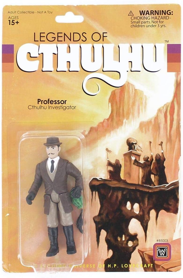 Warpo Toys Legends of Cthulhu Professor Retro Action Figure