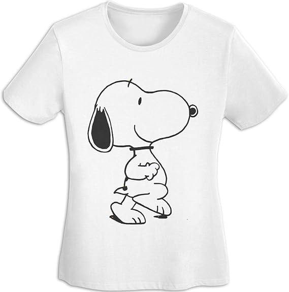 Amazon Co Jp スヌーピー Snoopy Tシャツ レディース 半袖 綿100 インナーシャツ 肌着 スポーツ シャツ 丸襟 吸汗 速乾 軽い 柔らかい 快適 カジュアル おしゃれ レディース 服 春 夏 秋 冬 White 服 ファッション小物