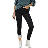 luvamia Women's Fleece Lined Jeans Winter Thermal Denim Jeggings Skinny High Waisted Stretch Warm Leggings