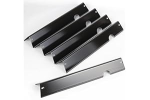 Apromise Genesis-II Flavorizer Bars for Weber – 17 Inch 66032 & 66795 Flavorizer Bars for Weber Genesis II/LX 300 Series, Genesis 2 E-310 E-315 S-335 LX S/E-340 Gas Grill - Porcelain Steel 5 Packs