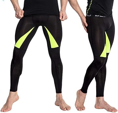 yellow compression pants