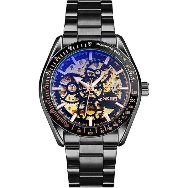Amazon.com: Men's Watches,Skull Skeleton Mechanical Automatci self