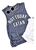 Mk Shop Limited Women Not Today Satan Tank Top