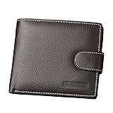 2 ID Window bifold Snap Closure Wallet With Coin