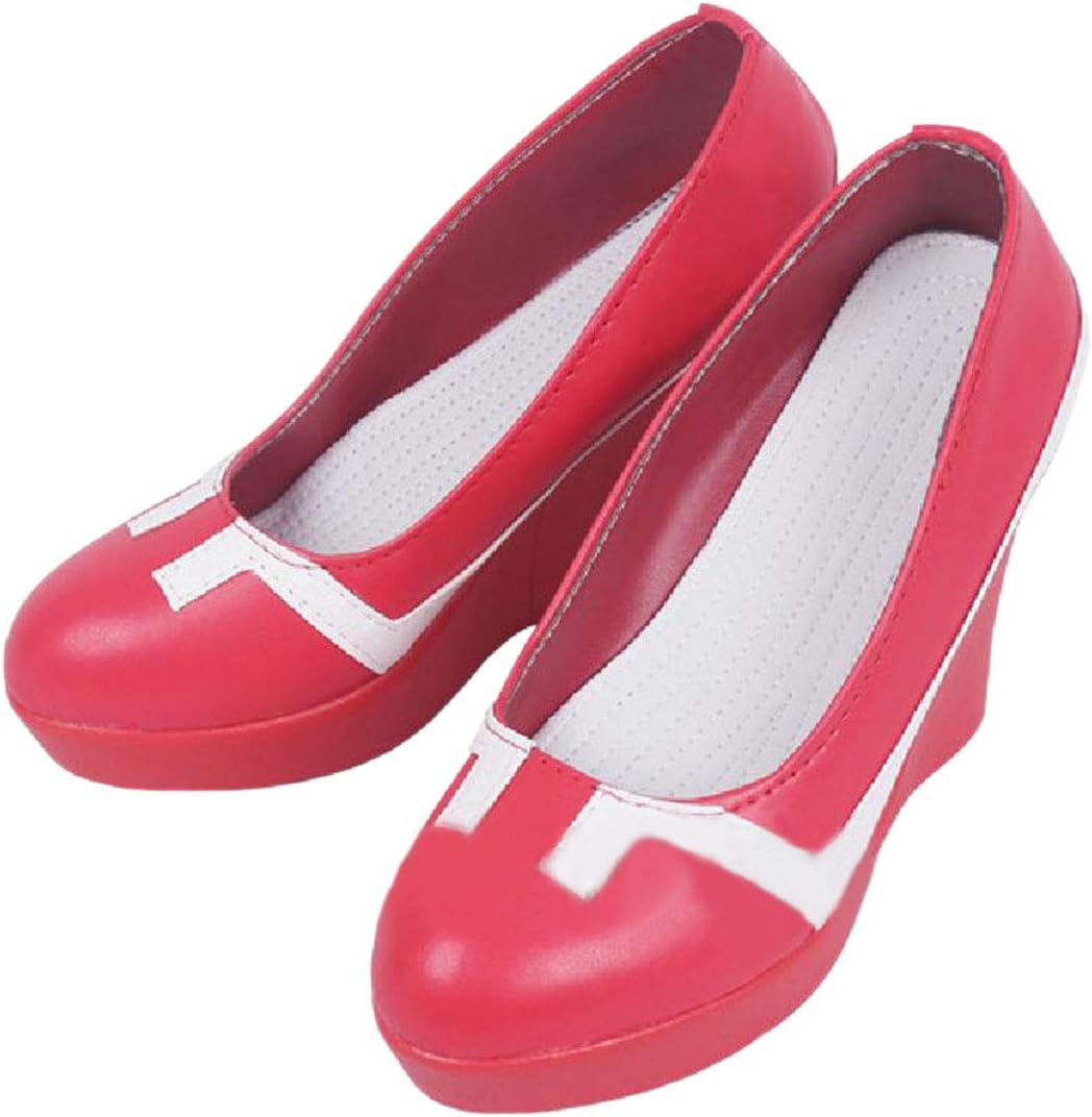 ladies red casual shoes