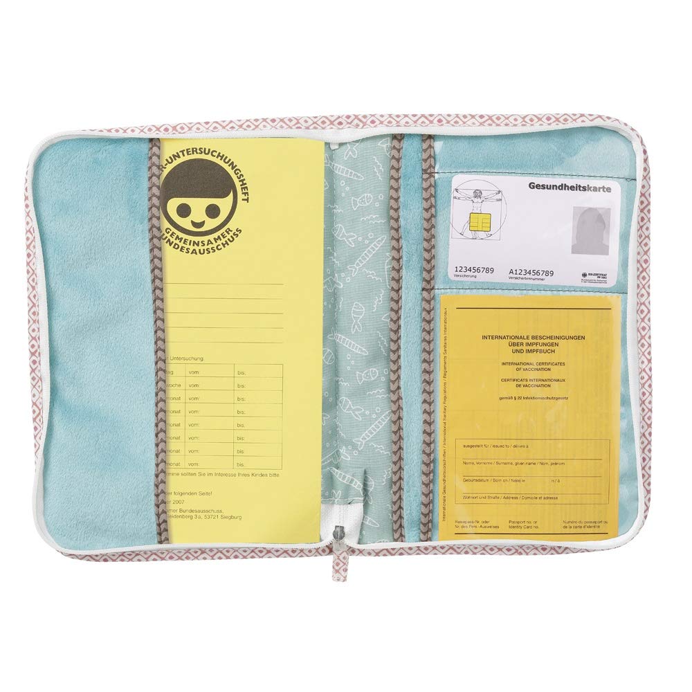 Carnet De Vaccination Rangement Et Protege Les Documents Les Plus Importants Pour Maman Et Bebe Multicolore Fehn Pochette Pour Carnet De Maternite Carte Dassurance Protege Carnet De Sante Bebe Puericulture