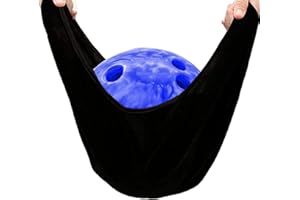 GEUGECY Microfiber Bowling Ball Polisher Seesaw Bag, Super Soft & Absorbent See Saw Polisher Bowling Ball Cleaning Bags for C