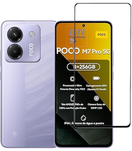 Xiaomi Smartphone POCO M7 Pro 5G 256GB 8GB RAM | Processador
