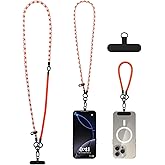 HOMEPAC 3 in 1 Cell Phone Lanyard, Detachable and Adjustable Mobile Phone Strap, Anti-Theft and Anti-Slip Design, Suitable for Most Smartphones with 1PCS Cellphone Patch