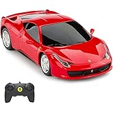RASTAR Remote Control Car - 1/24 Scale Ferrari 458 Italia Model Toy Car - Red