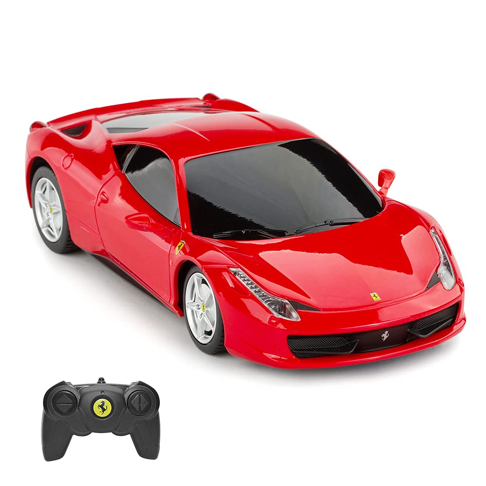 RASTAR Remote Control Ferrari Car, 1:24 Ferrari 458 Italia Remote Control Car, Red Ferrari Toy โ image 1