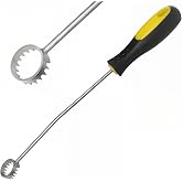 Stainless Steel Lung Remover, Rubber Handle, Comfortable Grip, Efficient, Reliable Tool Head with Great Grip, Chicken Slaughter Equipment that Improves Efficiency