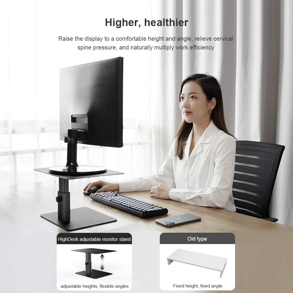 Nillkin Monitor Stand Riser for Desk,Adjustable Height Computer Monitor Stand - Image 5