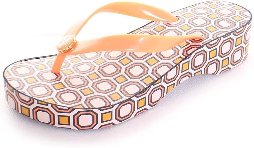 tory burch yellow flip flops