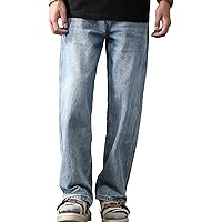 Nutriangee Jeans Vintage Acampanados Para Hombre, Ajuste