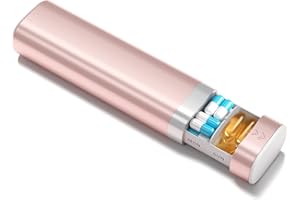 Weekly Pill Organizer 7 Day, Pretty Pill Box for Travel, The Office, The Gym, Portable Cute Small Pill Case to Hold Daily Vit