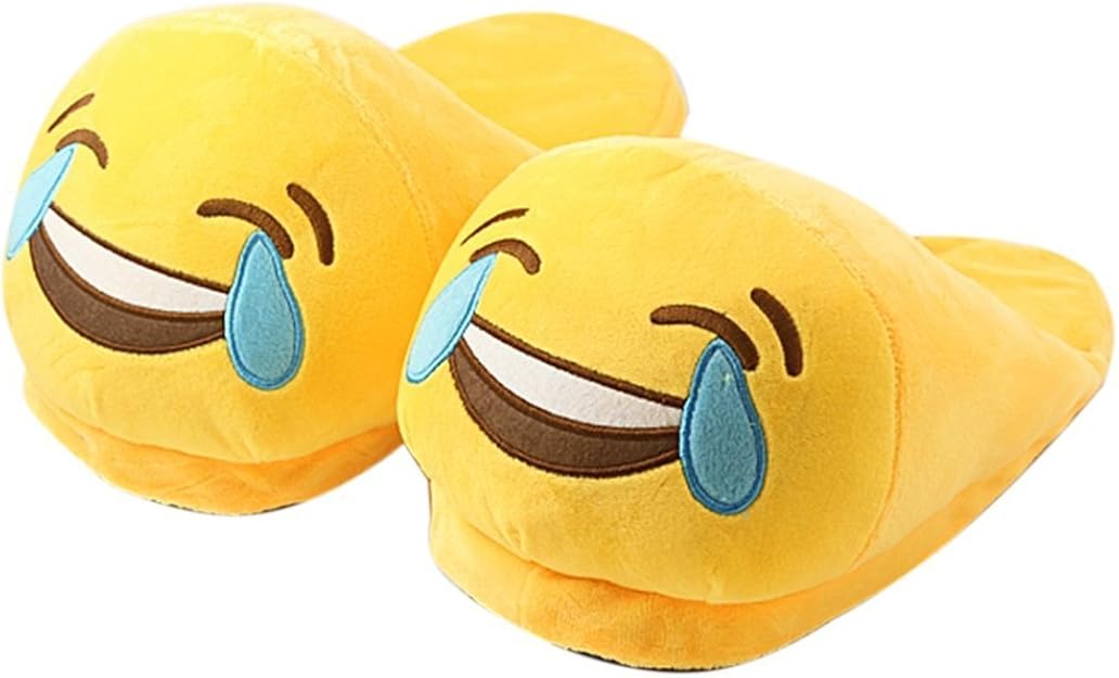 emoji slippers kids Amazon.co.uk Shoes & Bags