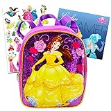 Disney Princess Toddler Preschool Backpack Set - Bundle Includes 10 Inch Princess Mini Backpack and Stickers (Disney Princess School Supplies)