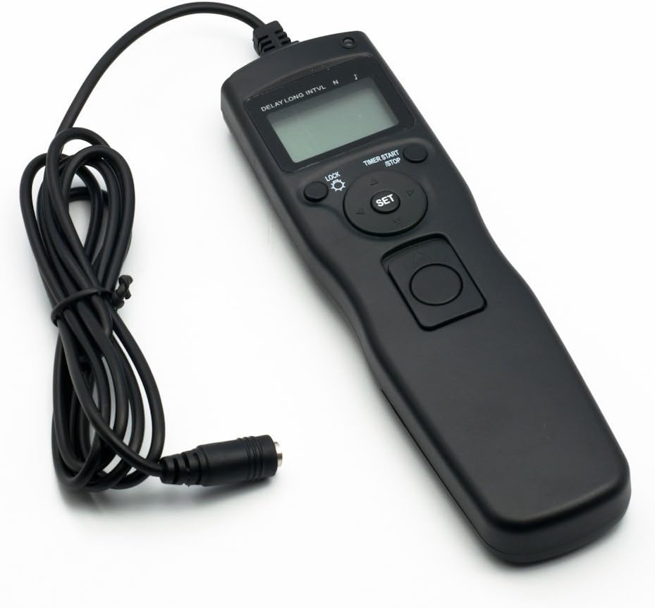 QUMOX Time lapse intervalometer remote timer shutter for Canon DSLR 650D 600D 700D Camera, Black - Image 5