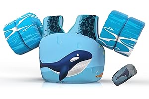 DOOHALO Kids Swim Floats for 28-70 Pounds Kid Arm Shoulder Float Vest Fit for 2-8 Years Older Boys Girls Toddler Baby Children