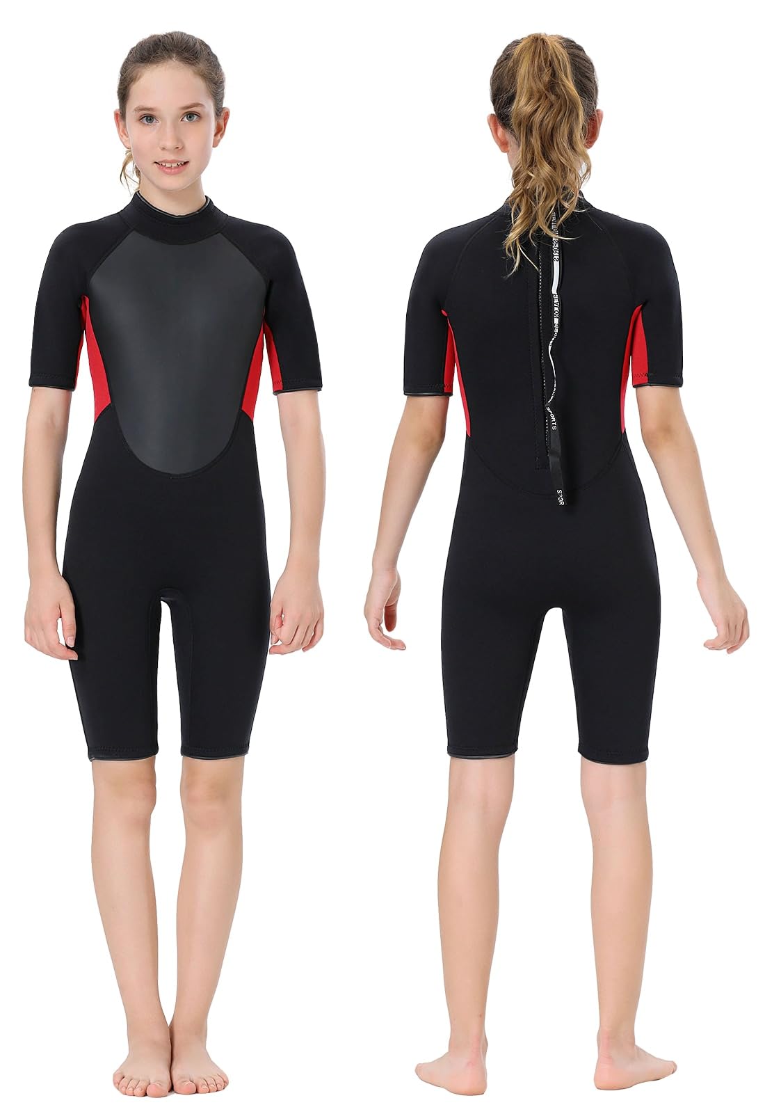 Photo 1 of TBLUITE Wetsuit Kids for Toddler Boys Girls Child and Youth, 3mm Neoprene Shorty Wet Suits and 2mm Long Full Swimsuits Back Zip Warmth for Diving Surfing Swimming Lessons