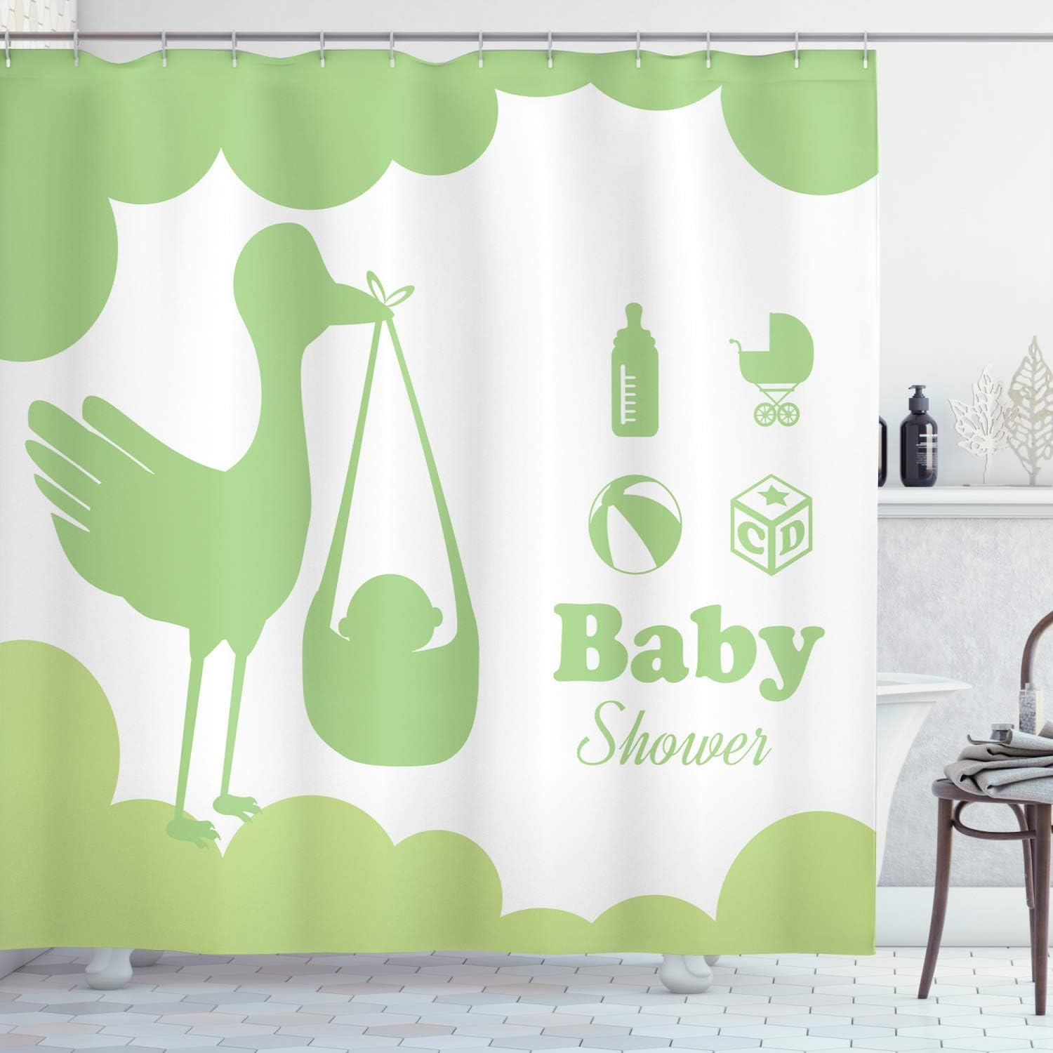 shower curtain stroller cover