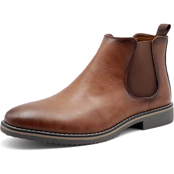 Amazon.com | Johnston & Murphy Bedford Chelsea Dark Tan 11 M  display picture 2