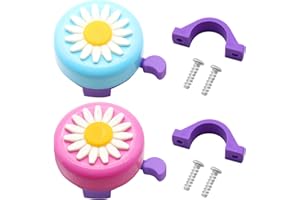 Cinvo Pack of 2 Bike Bells Kids Bicycle Ring Bell Loud Crisp Clear Sound