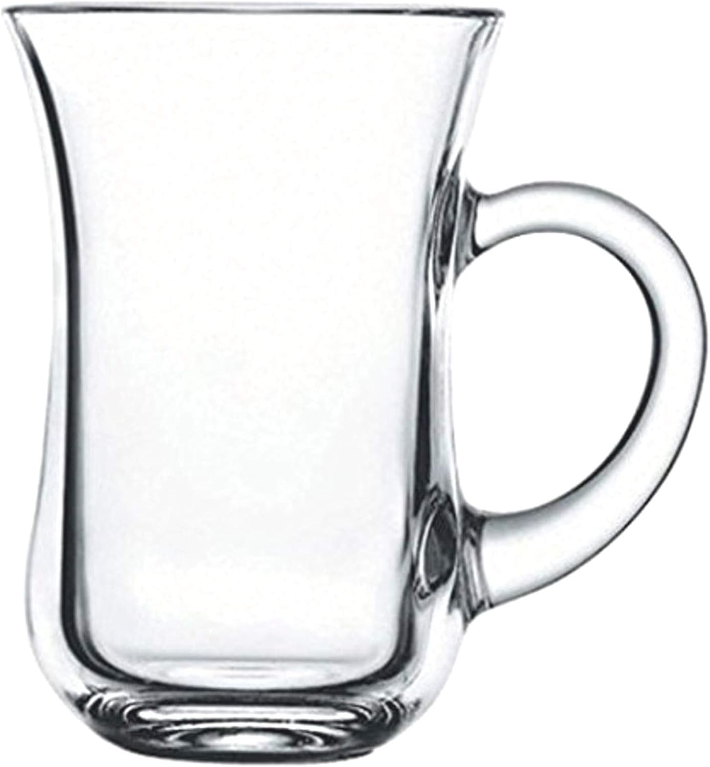 Set of 6 Turkish Style Tea/Espresso Glass cups with