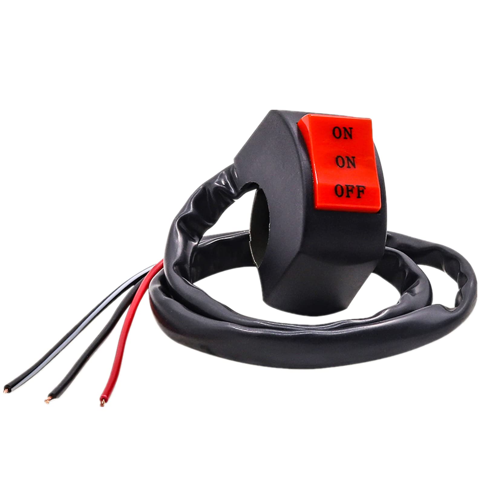 Photo 1 of 2Pcs Motorcycle Handlebar Switch 7/8" 12V ATV Handlebar for Motorbike Light Bike Light Spotlight 3 Position Control