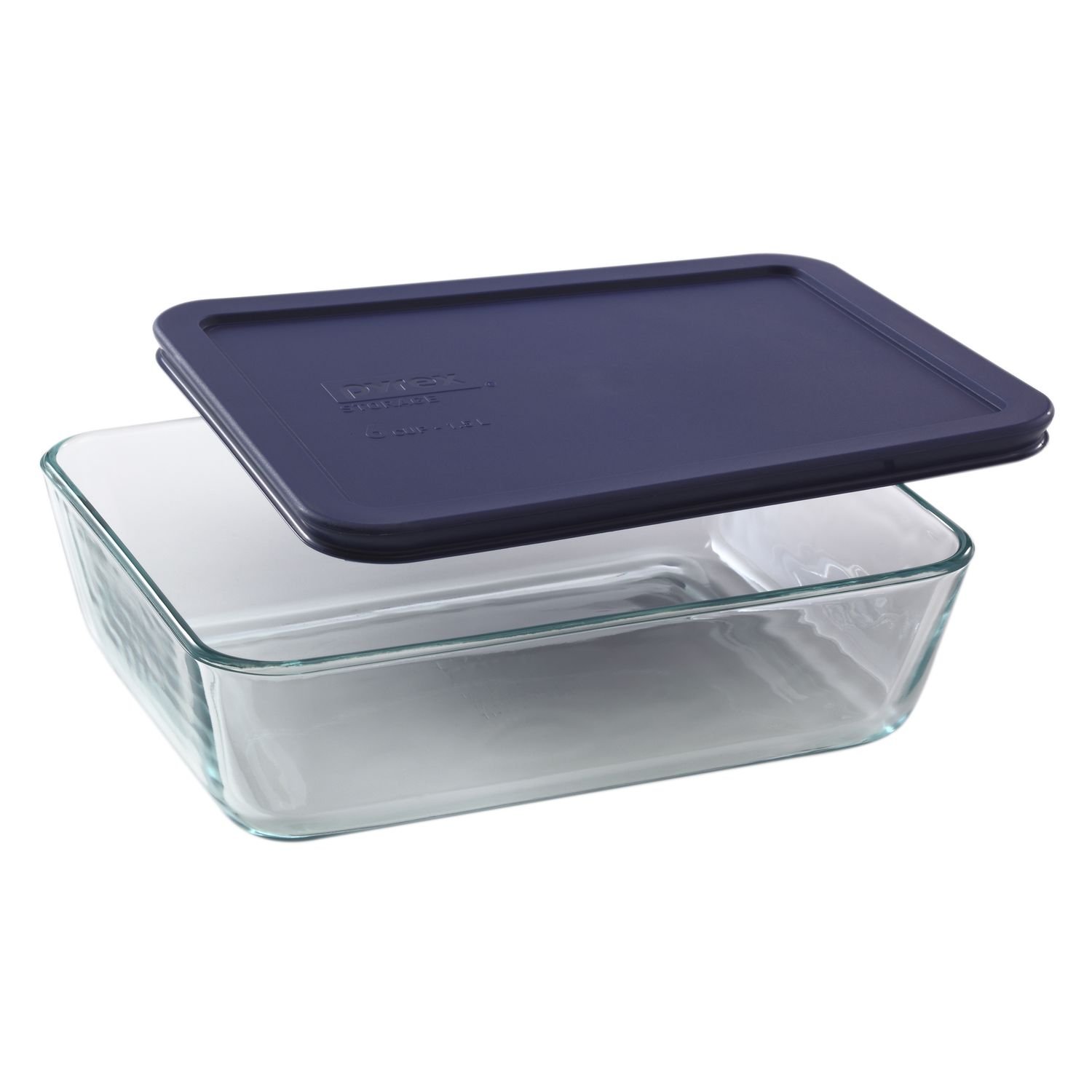 Pyrex Simply Store 6-Cup Rectangular Glass Food