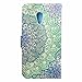 Moto G2 Case,Moto G 2nd Gen Case,UZZO Design Slim Fit PU Leather Wallet Flip Case With Stand For Motorola Moto G 2nd Generation 2014 - Green Flower