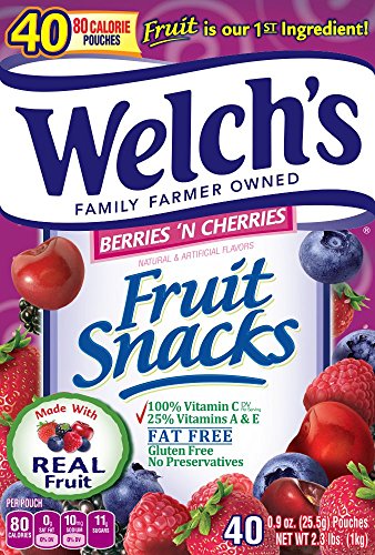 2 WELCHS+Berries+Cherries+Fruit+Snacks