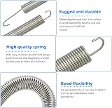 TANCUDER 2 Pcs Recliner Replacement Springs 175mm Dual Hook view 4