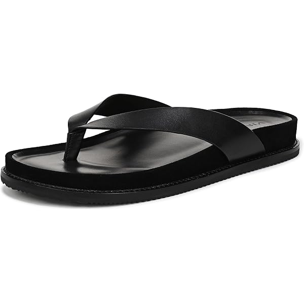Vince men’s Derek sandal Shop Derek Mens Faux Suede Slip On Slide Sandals on Sale at  main image 2