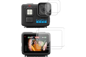 Oshmirian for GoPro LIT HERO Screen Protector – 2 Pack Tempered Glass Film for Display,9H Hardness,Anti-Scratch,HD Clarity,Bu