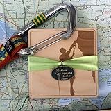 Climber Coaster gift set .Set of 4 felt backed