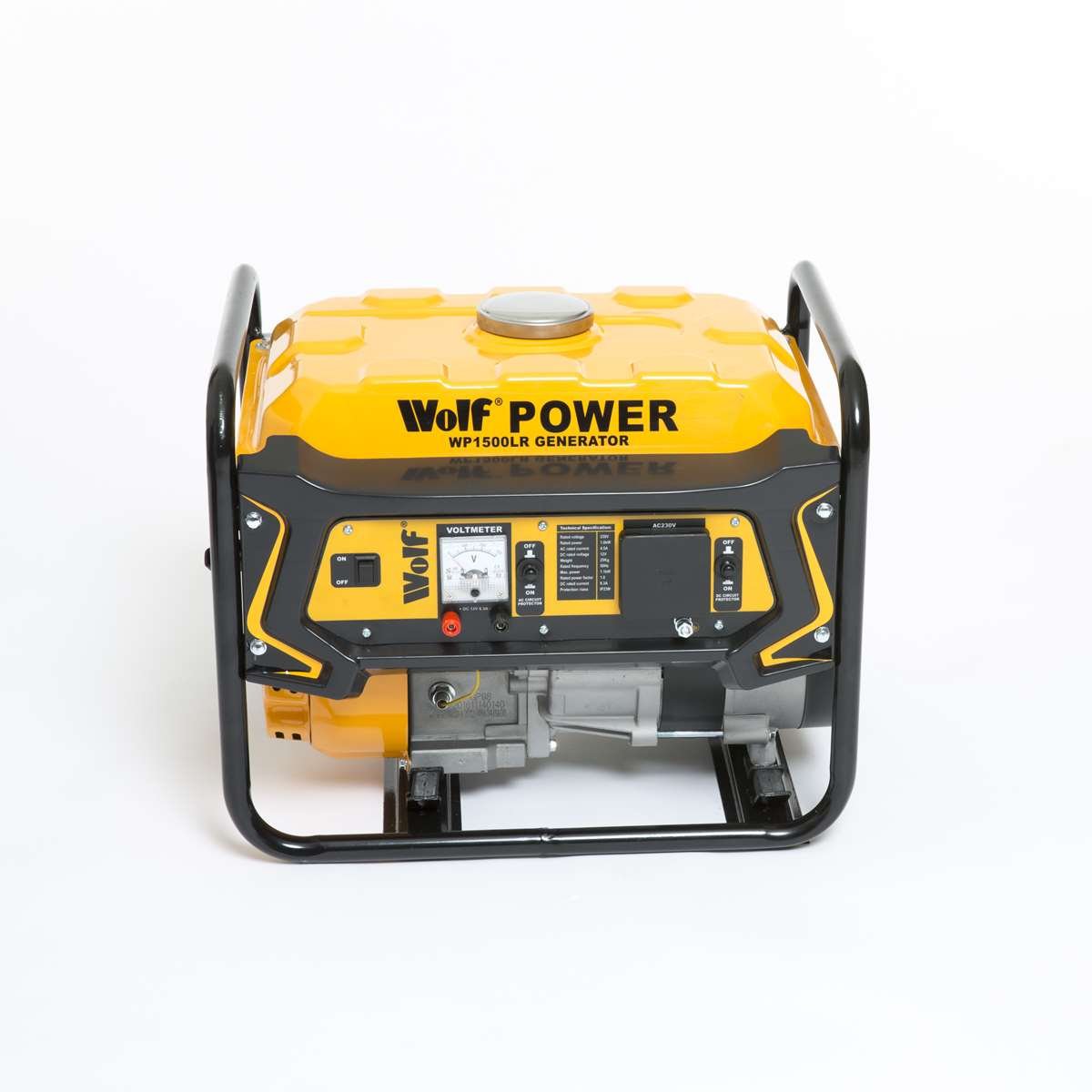 Wolf WP1500LR 1100 Watt 3.5HP 230v 4 Stroke Petrol Portable Generator