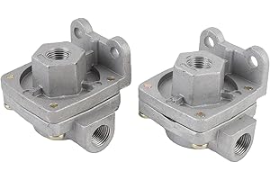 2PCS Quick Release Valve 9735000030 Replacement for Bendix 229859 288251 Heavy Duty Metal Shockproof Air Brake Valve