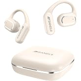 SANSUI AI Translation Earbuds Real Time,6-in-1 Bluetooth 6.0 Language Translator Earbuds,Audifonos Traductores Ingl&eacute;s Espa&ntilde;ol,Translate Ear Buds with 42H Playtime for Travel,Learning(Ivory White)