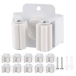 Verdenu 10 Pack Broom Holder Wall Mount, Mop and