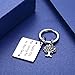 CJ&M Step Parent Keychain,Step Mother Keychain,Step Mom Gift,Step Dad Gift,Mother's Day Gift,Step Dad Keychain