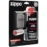 Zippo All-in-One Kit with Street Chrome Windproof Lighter