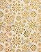 Papyrus Christmas Gold Wrapping Paper, Snowflakes and Holly (2 Pack)